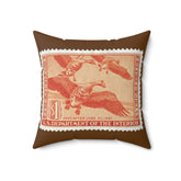 Official 1944-1945 Federal Duck Stamp - Brown Pillow