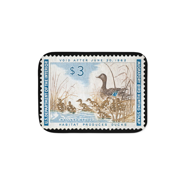 Official 1961-1962 Federal Duck Stamp - Sherpa Blanket