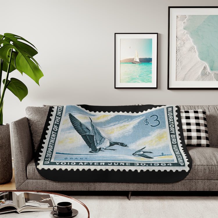 Official 1963-1964 Federal Duck Stamp - Sherpa Blanket