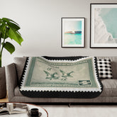 Official 1937-1938 Federal Duck Stamp - Sherpa Blanket