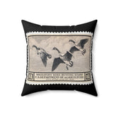 Official 1936-1937 Federal Duck Stamp - Black Pillow