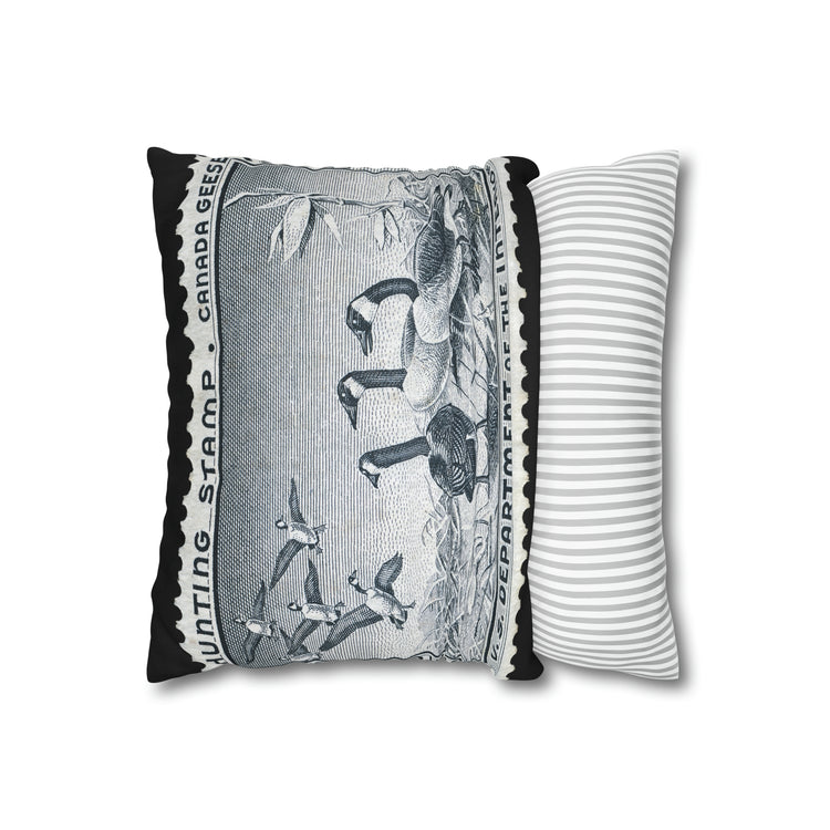 Official 1958-1959 Federal Duck Stamp - Zippered Pillow Cover