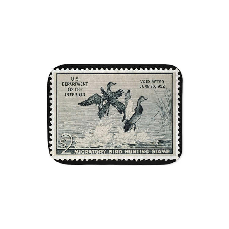 Official 1951-1952 Federal Duck Stamp - Sherpa Blanket