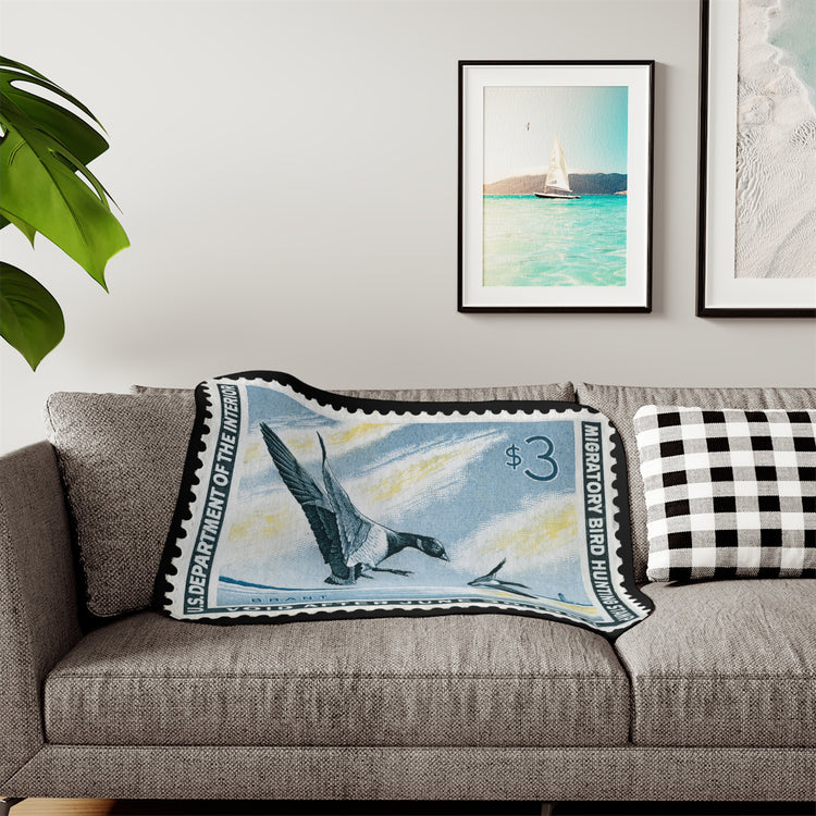 Official 1963-1964 Federal Duck Stamp - Sherpa Blanket