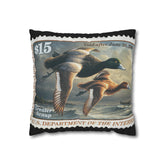Official 1999-2000 Federal Duck Stamp - Zippered Pillow Cover
