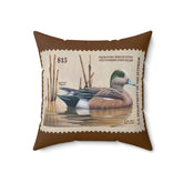 Official 2010-2011 Federal Duck Stamp - Brown Pillow