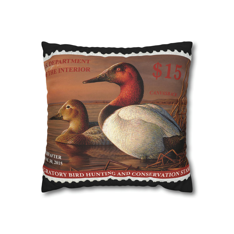 Official 2014-2015 Federal Duck Stamp - Zippered Pillow Cover