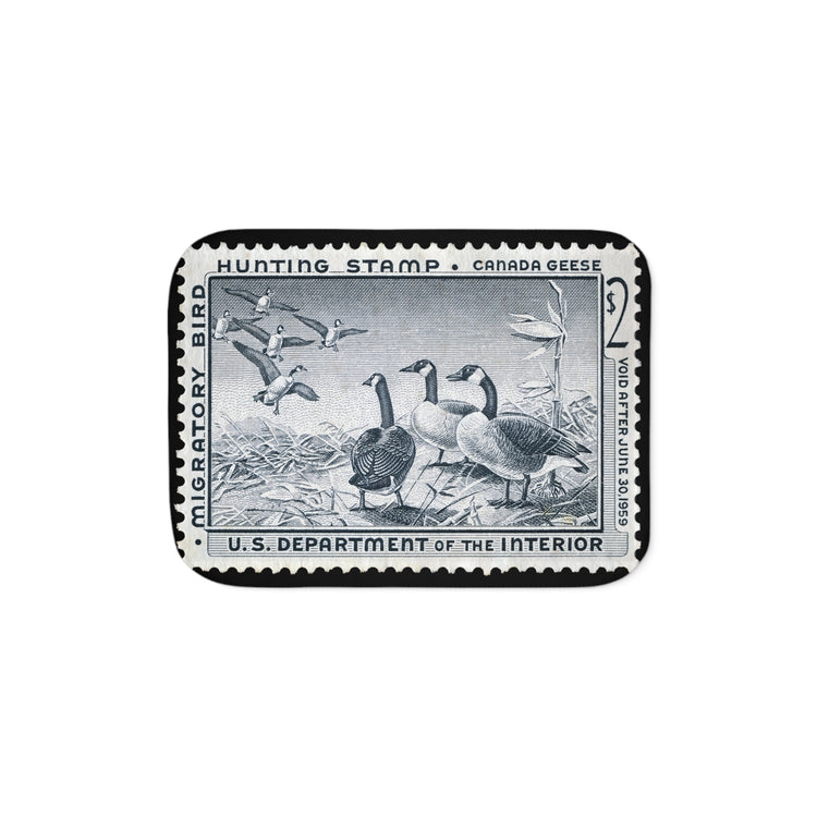 Official 1958-1959 Federal Duck Stamp - Sherpa Blanket