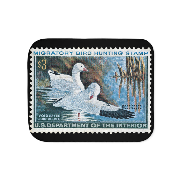 Official 1970-1971 Federal Duck Stamp - Sherpa Blanket