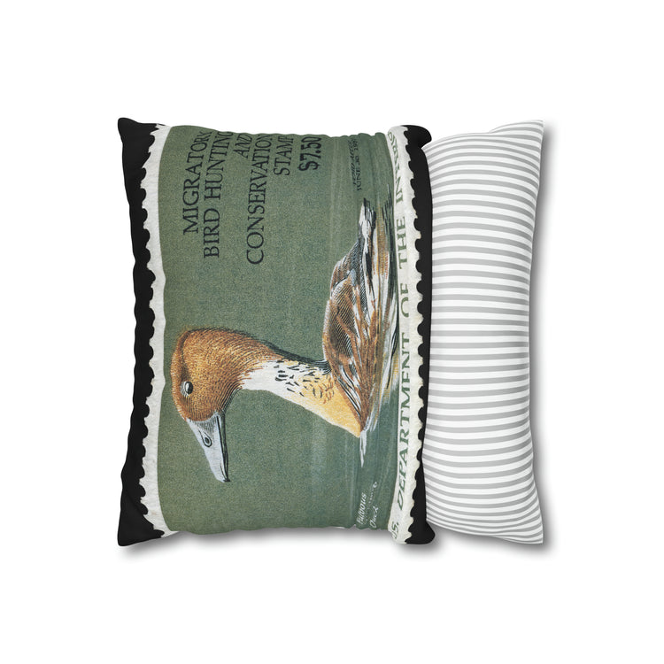 Official 1986-1987 Federal Duck Stamp - Zippered Pillow Cover