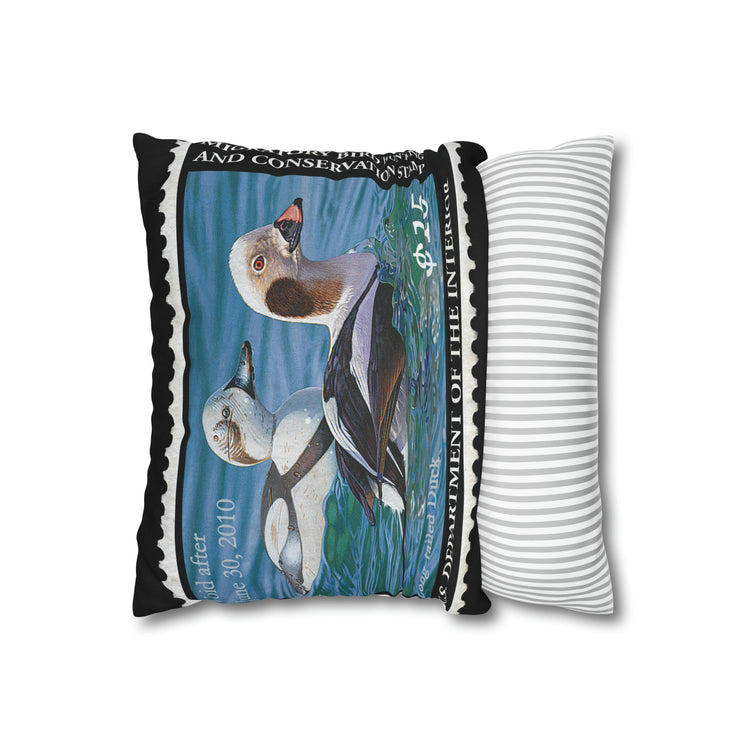 Official 2009-2010 Federal Duck Stamp - Zippered Pillow Cover