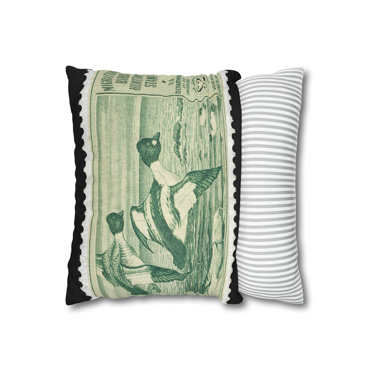 Official 1949-1950 Federal Duck Stamp - Zippered Pillow Cover