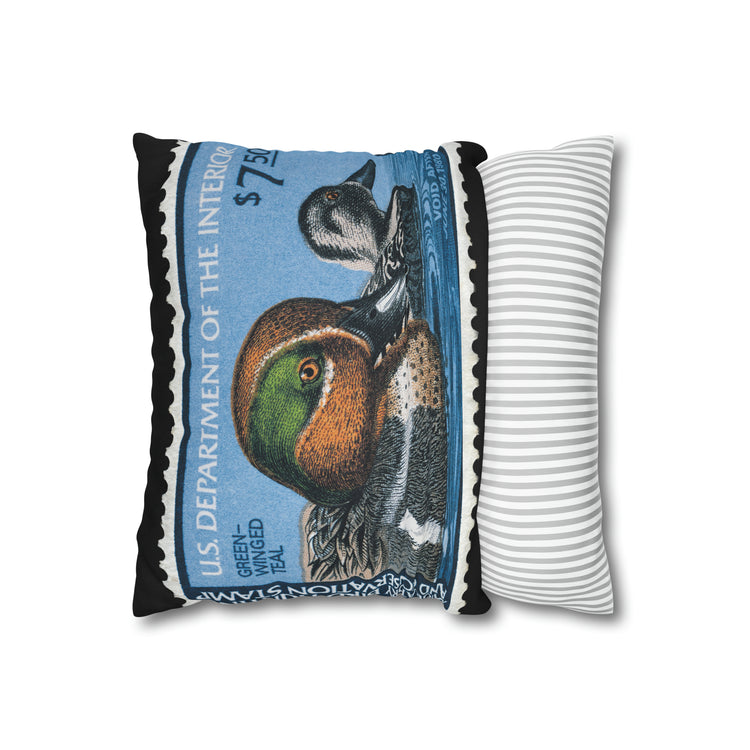Official 1979-1980 Federal Duck Stamp - Zippered Pillow Cover