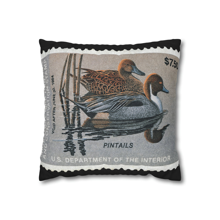 Official 1983-1984 Federal Duck Stamp - Zippered Pillow Cover