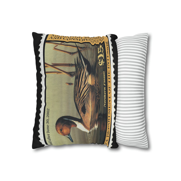 Official 2001-2002 Federal Duck Stamp - Zippered Pillow Cover