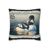 Official 1998-1999 Federal Duck Stamp - Zippered Pillow Cover