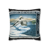Official 1967-1968 Federal Duck Stamp - Zippered Pillow Cover