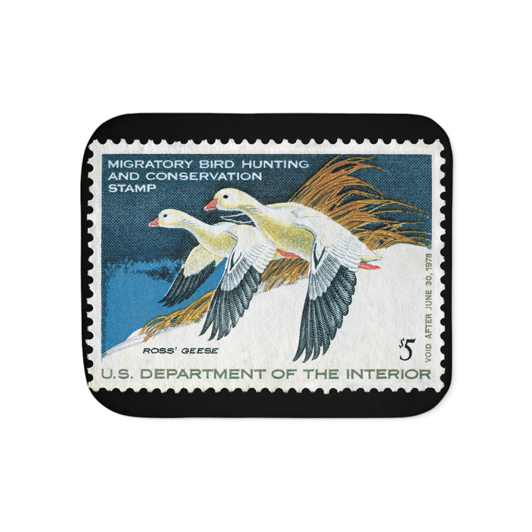 Official 1977-1978 Federal Duck Stamp - Sherpa Blanket