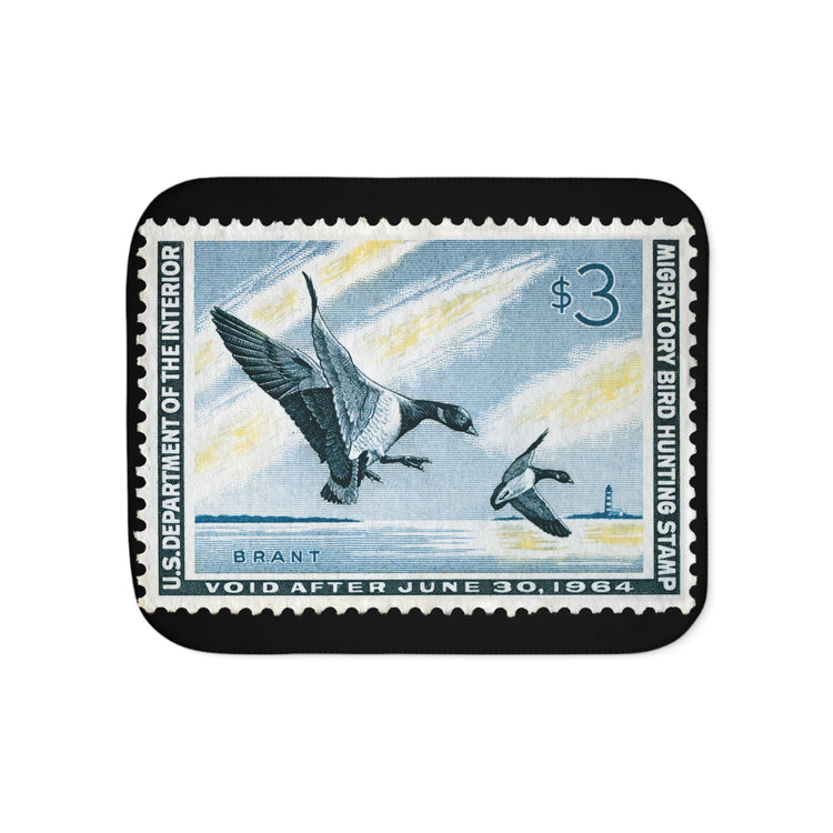 Official 1963-1964 Federal Duck Stamp - Sherpa Blanket