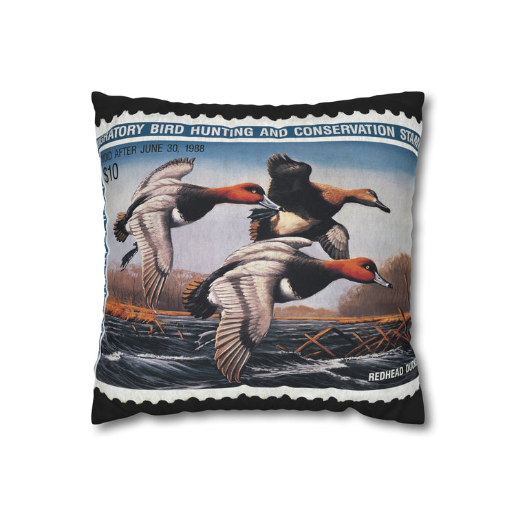 Official 1987-1988 Federal Duck Stamp - Zippered Pillow Cover