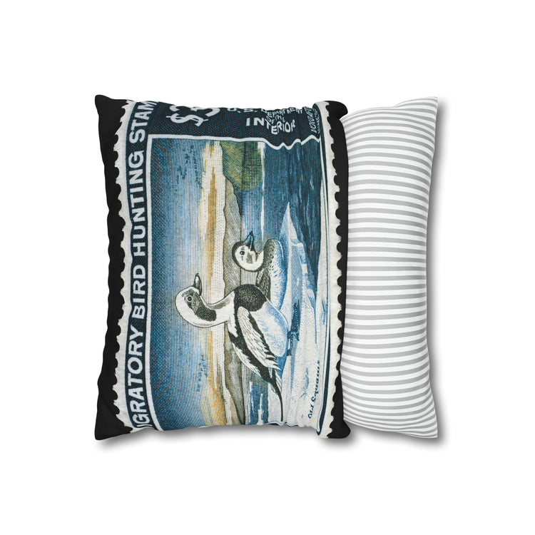 Official 1967-1968 Federal Duck Stamp - Zippered Pillow Cover