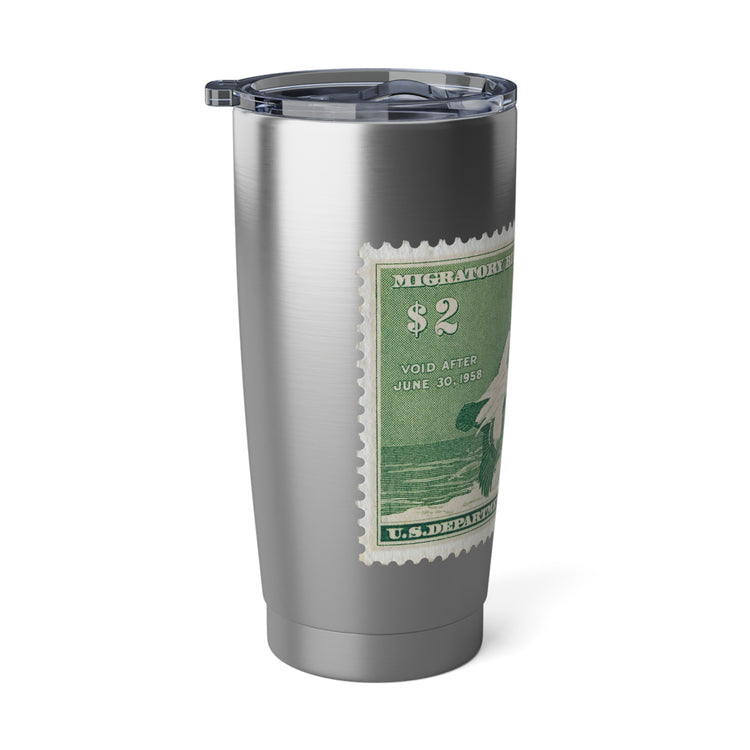 Official 1957-1958 Federal Duck Stamp - Stainless Steel Tumbler