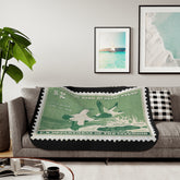 Official 1957-1958 Federal Duck Stamp - Sherpa Blanket