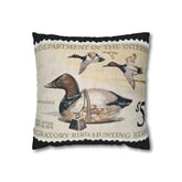 Official 1975-1976 Federal Duck Stamp - Zippered Pillow Cover