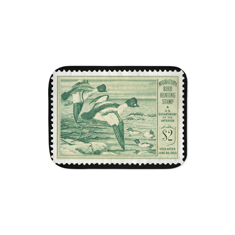 Official 1949-1950 Federal Duck Stamp - Sherpa Blanket