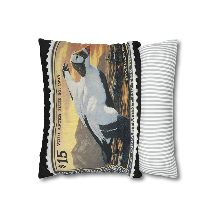 Official 1992-1993 Federal Duck Stamp - Zippered Pillow Cover