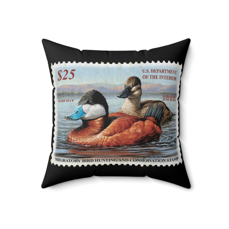 Official 2015-2016 Federal Duck Stamp - Black Pillow