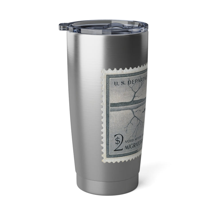Official 1956-1957 Federal Duck Stamp - Stainless Steel Tumbler