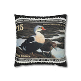 Official 1991-1992 Federal Duck Stamp - Zippered Pillow Cover
