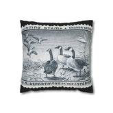 Official 1958-1959 Federal Duck Stamp - Zippered Pillow Cover