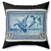 Official 1934-1935 Federal Duck Stamp - Black Pillow