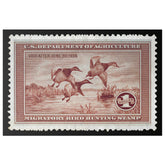 Official 1935 - 1936 Federal Duck Stamp - Canvas Sign