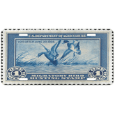 Official 1934-1935 Federal Duck Stamp - License Plate