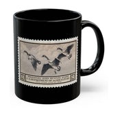 Official 1936-1937 Federal Duck Stamp - Black Mug