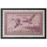 Official 1938 - 1939 Federal Duck Stamp - Canvas Sign