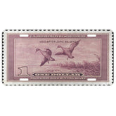 Official 1938 - 1939 Federal Duck Stamp - License Plate
