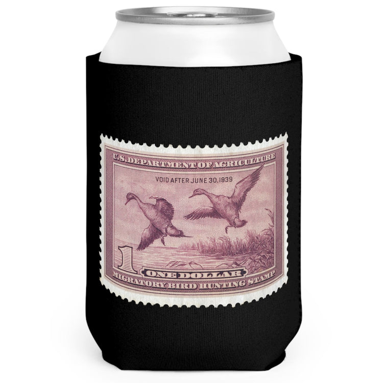 Official 1938-1939 Duck Stamp - Can Cooler Sleeve