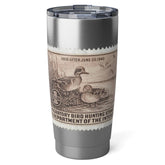 Official 1939-1940 Federal Duck Stamp - Stainless Steel Tumbler
