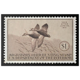 Official 1940 - 1941 Federal Duck Stamp - Canvas Sign