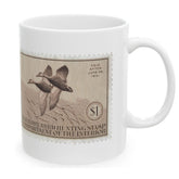 Official 1940-1941 Federal Duck Stamp - White Mug