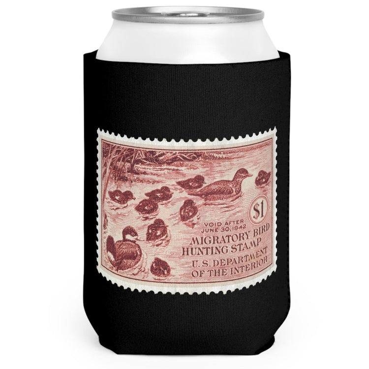 Official 1941-1942 Duck Stamp - Can Cooler Sleeve