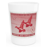 Official 1943-1944 Federal Duck Stamp - Shot Glass