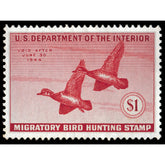 Official 1943 - 1944 Federal Duck Stamp-Metal Sign