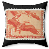 Official 1944-1945 Federal Duck Stamp - Black Pillow