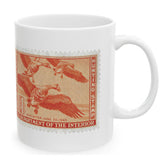 Official 1944-1945 Federal Duck Stamp - White Mug