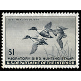 Official 1945 - 1946 Federal Duck Stamp-Metal Sign